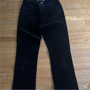 GAP Black Velvet Boot Cut Pants